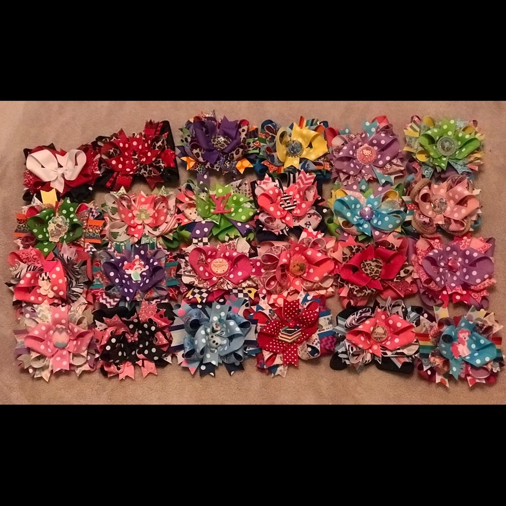 Girls hair bows